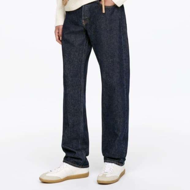 [아르켓] 오션 루즈 스트레이트 데님 / 다크블루 