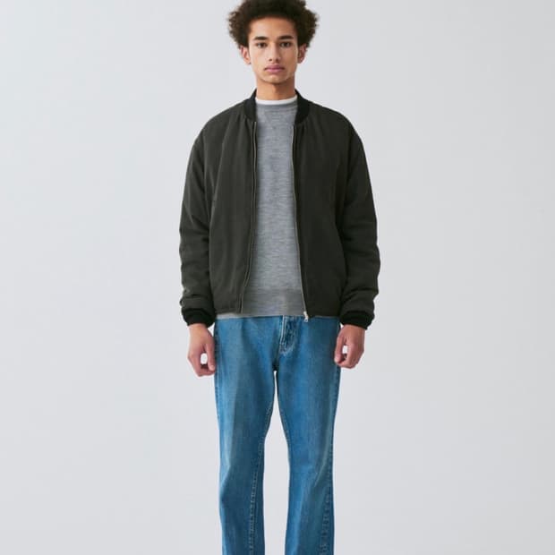 Kaptain Sunshine의 실크 봄버 자켓 40사이즈