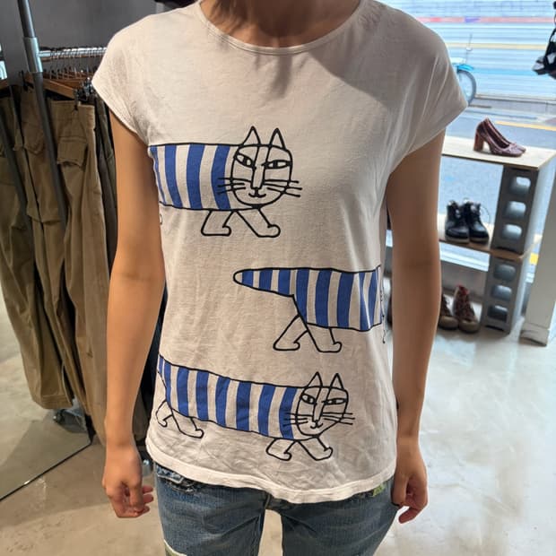 Uniqlo UT Lisa Larson 캣 반팔 티셔츠 S