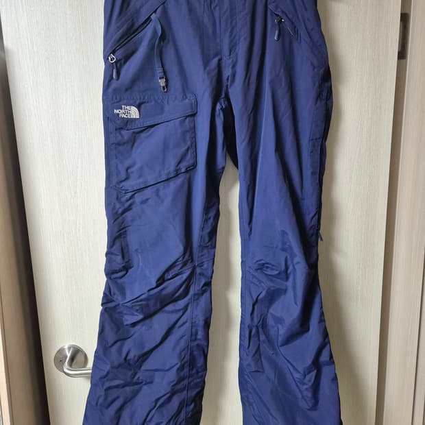 노스페이스 네이비 스키 바지 보드팬츠 여성 라지