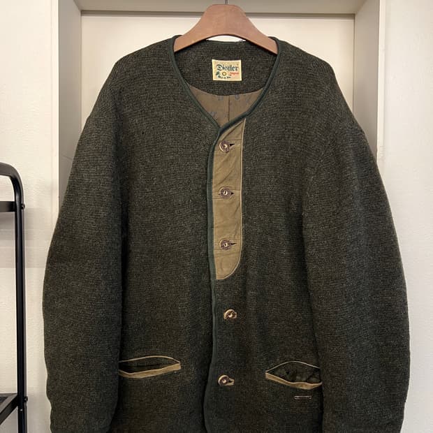 VINTAGE DISTLER BOILED WOOL 빈티지보일드울자켓