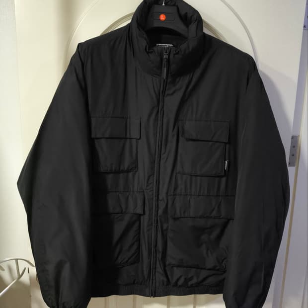 오버핏 XL 그루브라임 멀티포켓 패딩