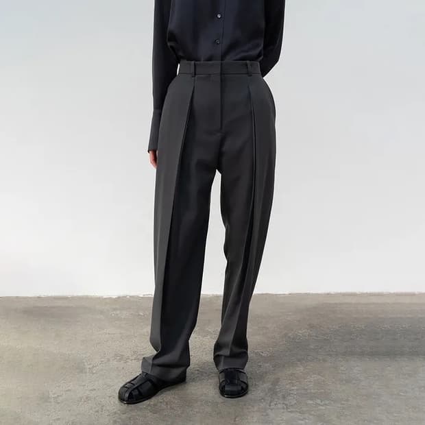 로우클래식 DOUBLE TUCK TROUSER - S