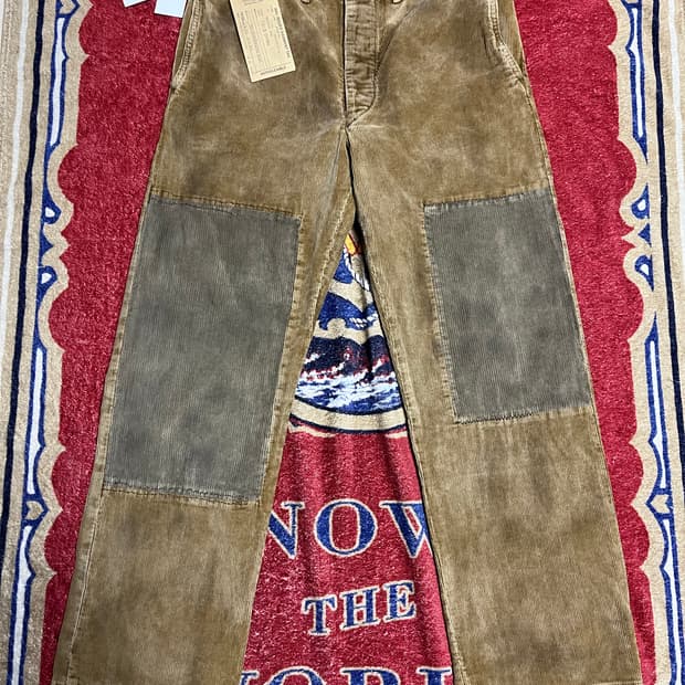 더블알엘 (RRL) 코듀로이 리페어 팬츠