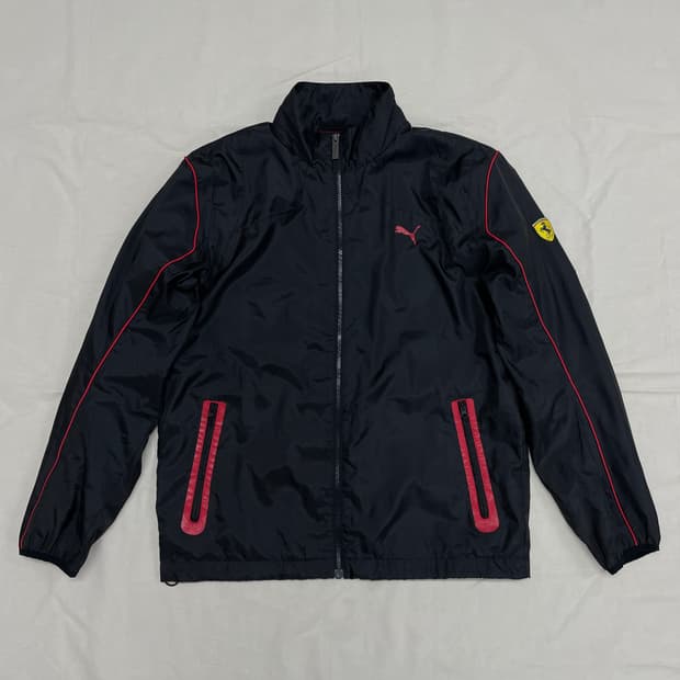[XL] 퓨마x페라리 고프코어 윈드브레이커 상하의 세트 트레이닝