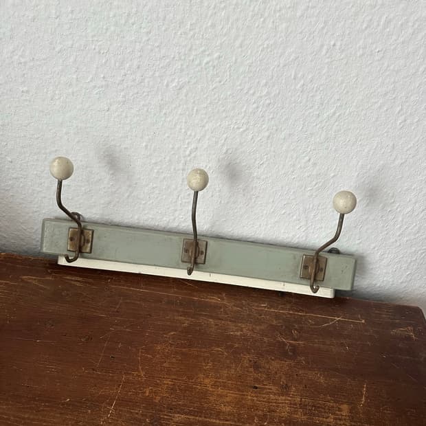 독일)빈티지 우드 블루 코트렉