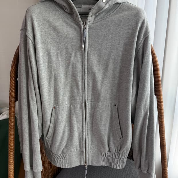 헤아 그레이 후드집업