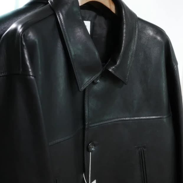 디그레 LAMB SKIN LEATHER COAT 2XL