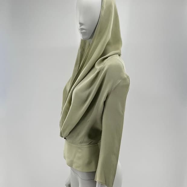 Junko Shimada 실크 후드 블라우스