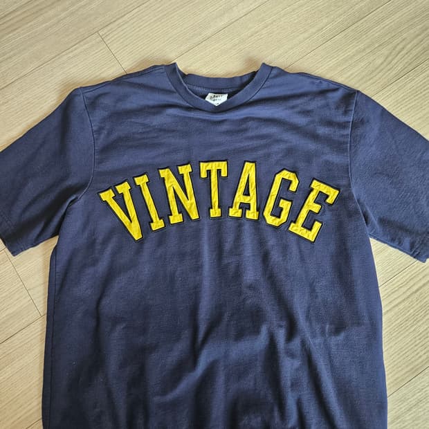 지프 빈티지 반팔 맨투맨 티셔츠 블루 L