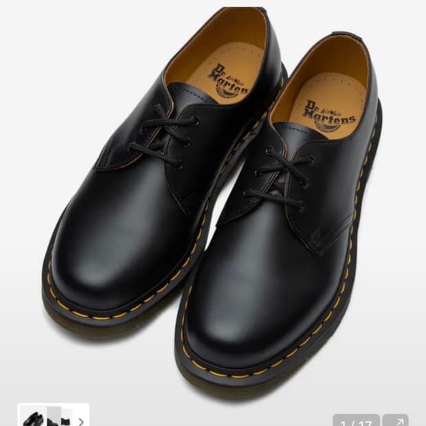 닥터마틴 1461 3홀 블랙 스무스 240