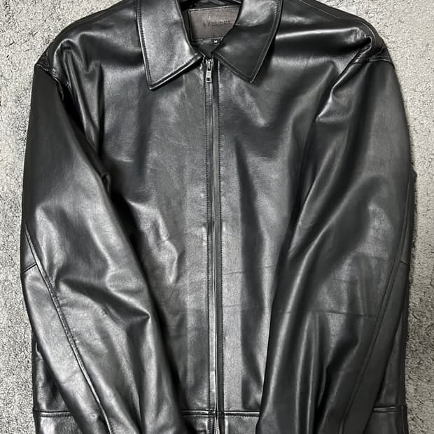 [m]23ss 스페로네 리얼레더 램스킨 오버핏 투웨이 싱글