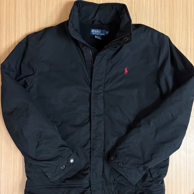 폴로 랄프로렌 누빔 자켓 블랙