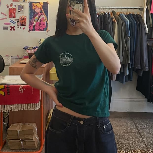 빈티지 프린팅 티셔츠 