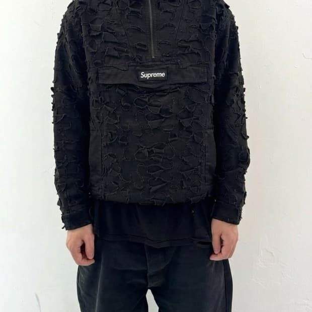 Supreme x Griffin 컷팅 길리 후드아노락 자켓