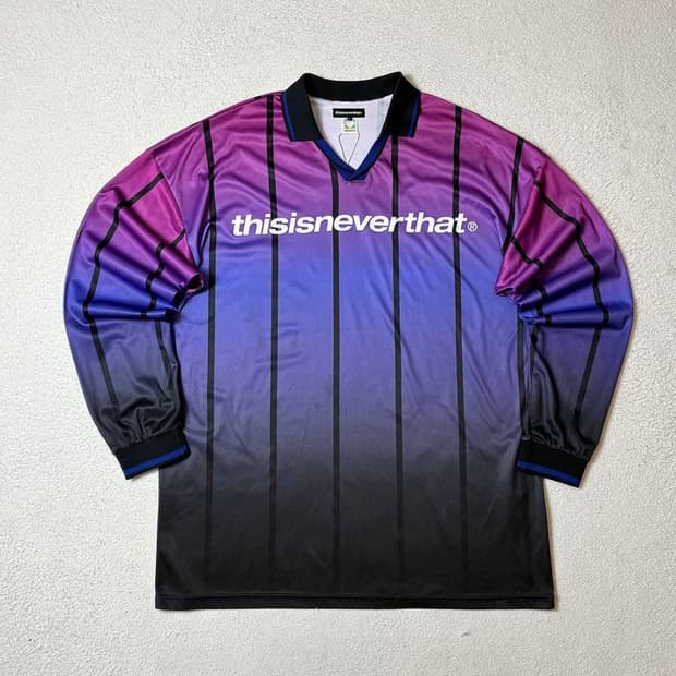 디스이즈네버댓 풋볼 블록코어 카라 롱 슬리브 PN7516