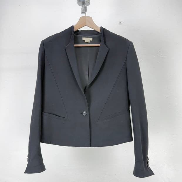 헬무트랭 벤타 블랙 카라리스 슬릿 암즈 1b 블레이저 자켓