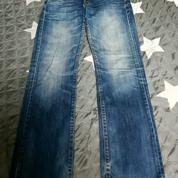 유니클로 UJ 레귤러 스트레이트 S002 빈티지워싱 데님 팬츠 (30)