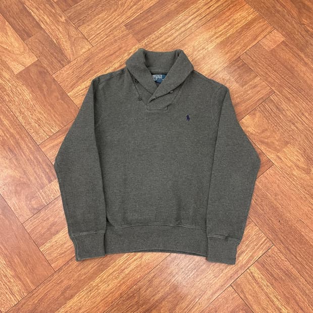 폴로 숄카라 니트