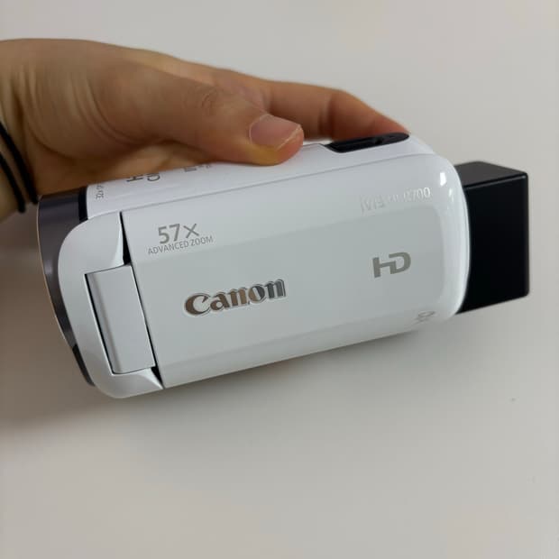 [민트급] canon ivis hf r700 화이트