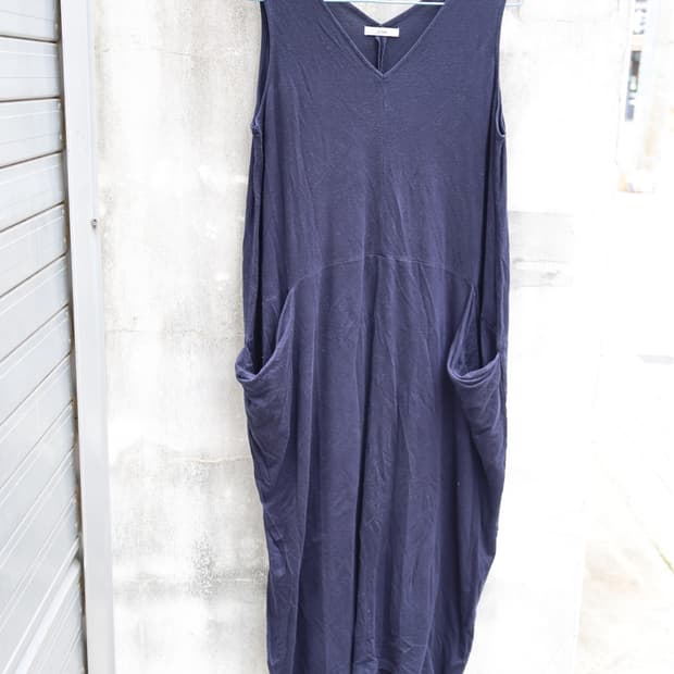 draped pocket dress