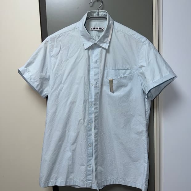 Hyein seo Pin/ Shirt 혜인서 실버핀 반팔 핀 셔츠