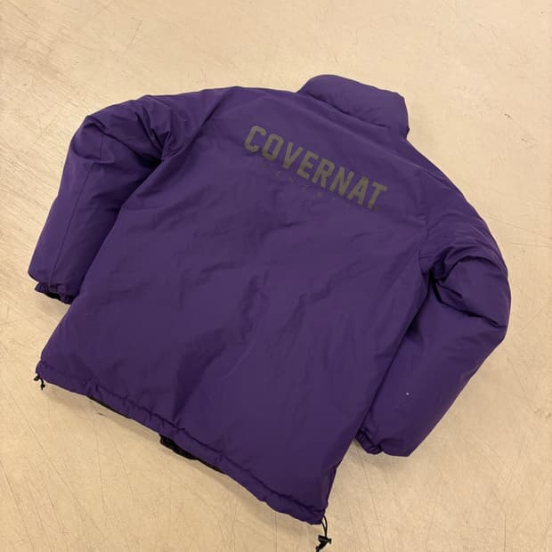 커버낫 리버시블 퍼플 푸퍼 패딩