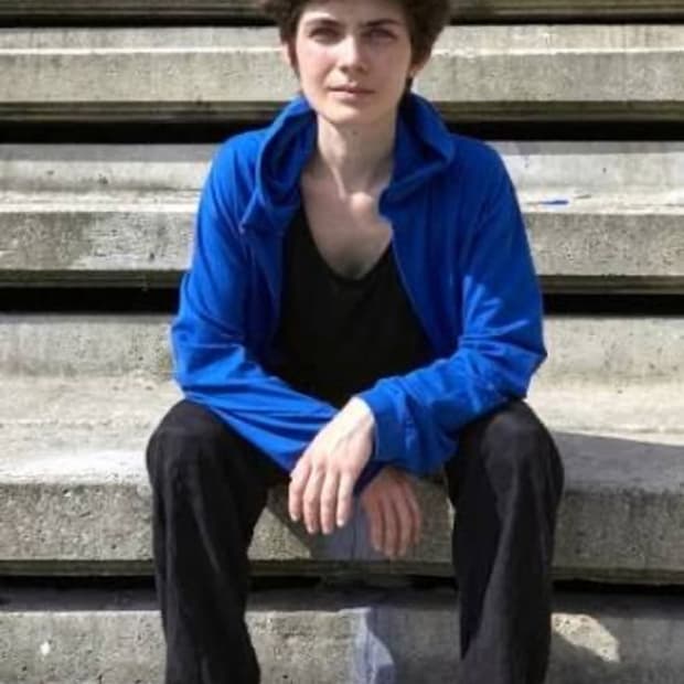 머듈 라운드 후드집업 블루 4사이즈