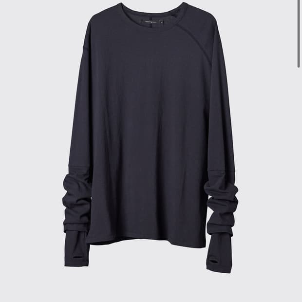 해칭룸 Double Sleeve Tee Blue Charcoal 3사이즈