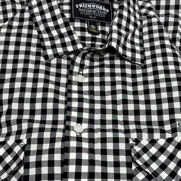 프리즘웍스 깅엄셔츠 XL 사이즈