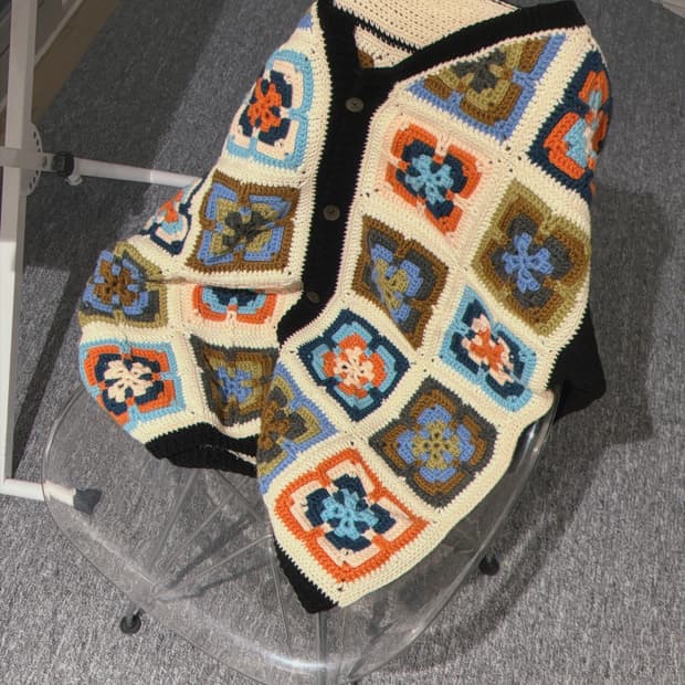 핸드메이드 크로셰 자켓