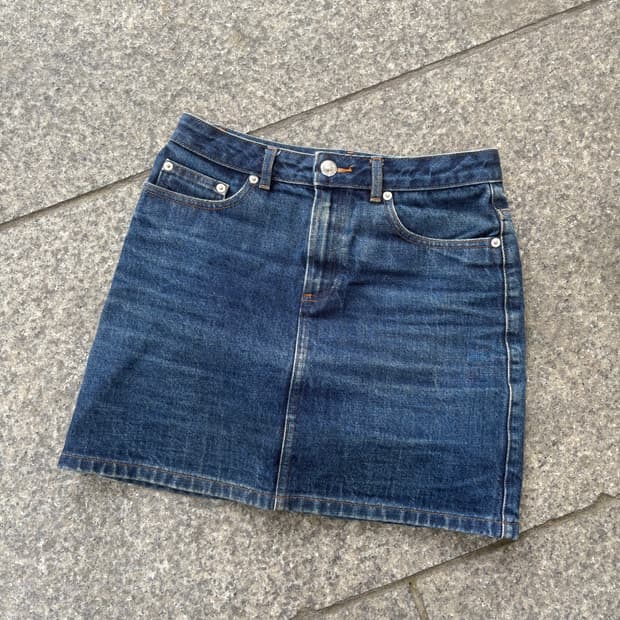 아페쎄 데님 스커트 28
