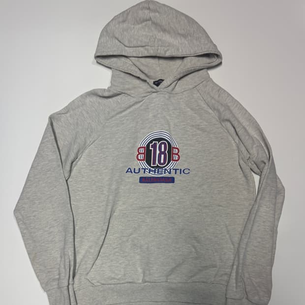 발렌시아가 커스텀 리메이크 BB로고 후드티