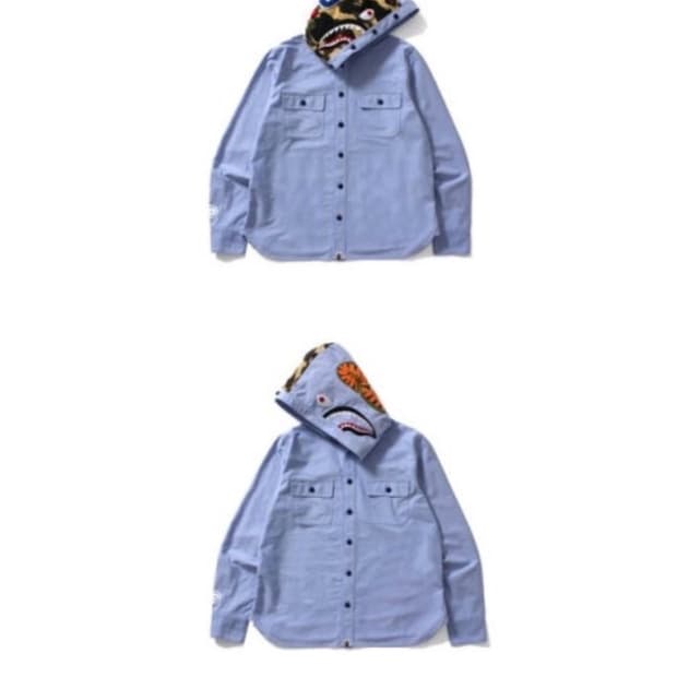 BAPE IST CAMO SHARK SHIRT