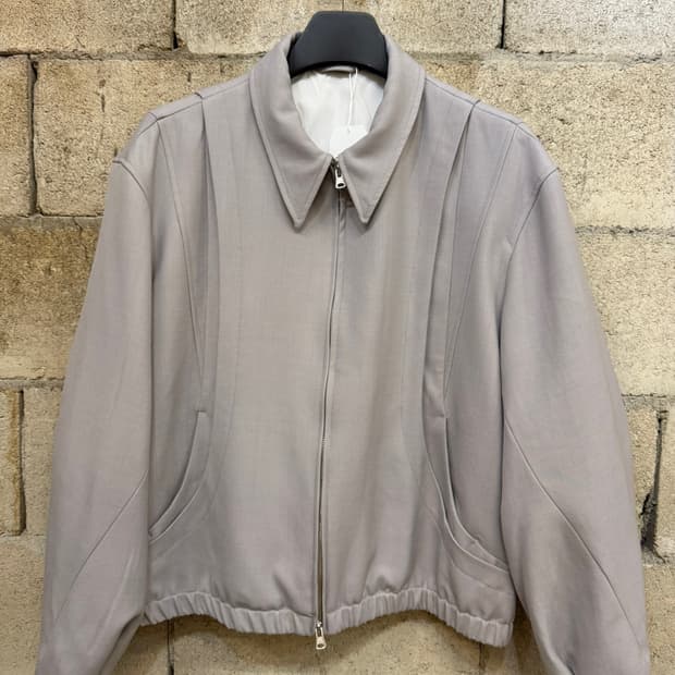 쿠어 울 블루종 자켓 