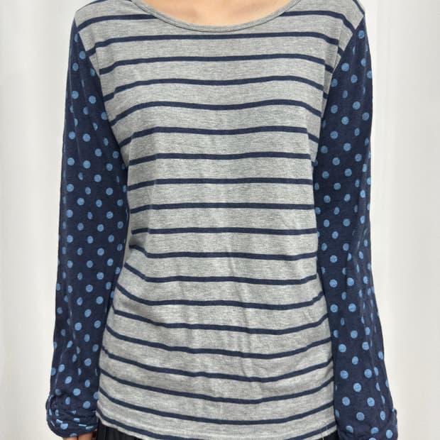 stripe dot longsleeve