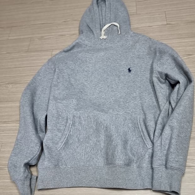 폴로 랄프로렌 회색 후드티(m)