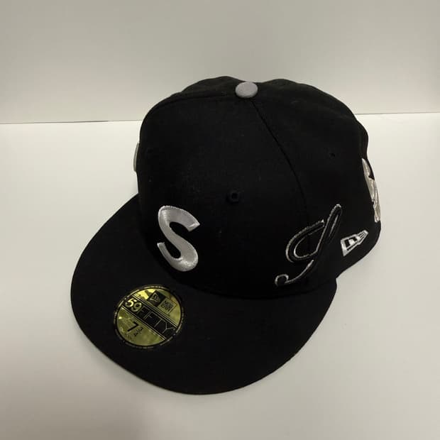 뉴에라 x 슈프림 멀티 S로고 블랙