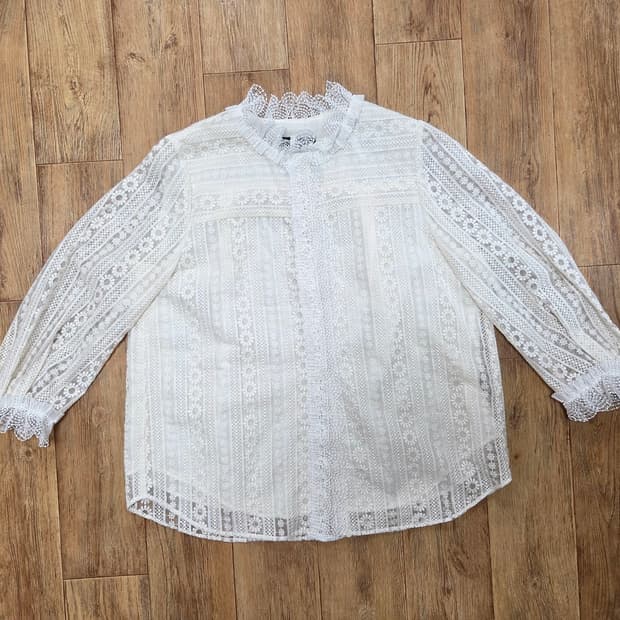 바이림(BY LIM) 레이스블라우스 55-66 새상품