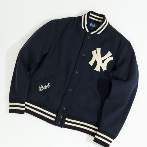 21fw 폴로 랄프로렌 양키스 mlb 울 바시티 L