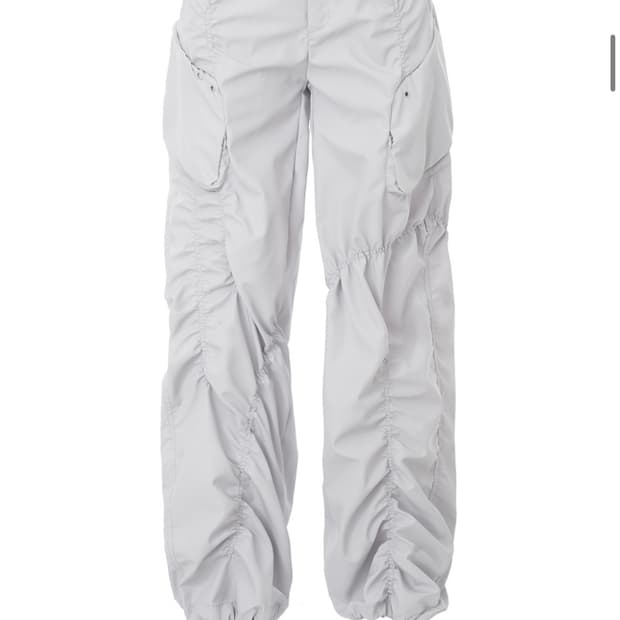 나체 Nache Smocking Convex Pants 라이트 그레이