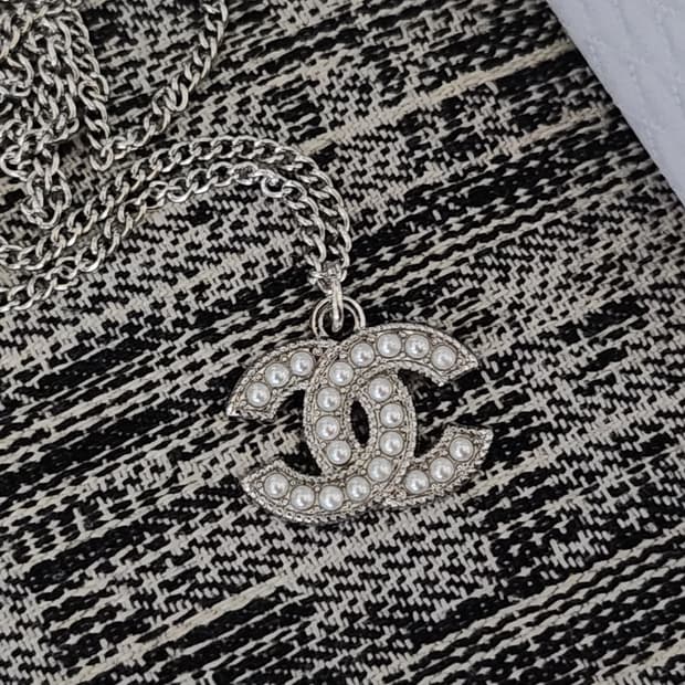 샤넬 정품 빈티지 업사이클링 목걸이 남여공용 남자목걸이 