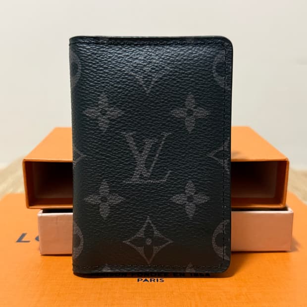 [정품/풀구성] 루이비통 모노그램 이클립스 카드지갑