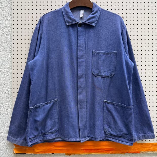 OLD VINTAGE HAIRY DENIM FRENCH 데님프렌치워크자켓