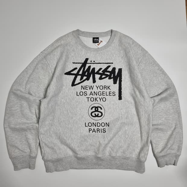 스투시 월드투어 맨투맨 2XL