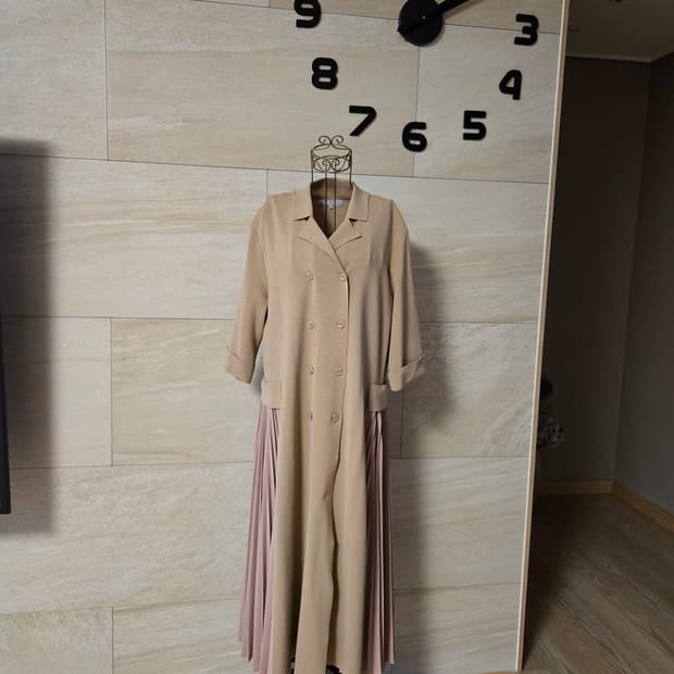 [m] 빈폴 여성 플리츠 롱 원피스