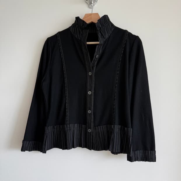 Pre owned 울 셔츠 가디건(JAPAN)