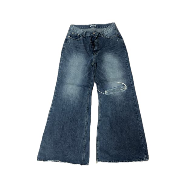 부츠컷 데님 팬츠