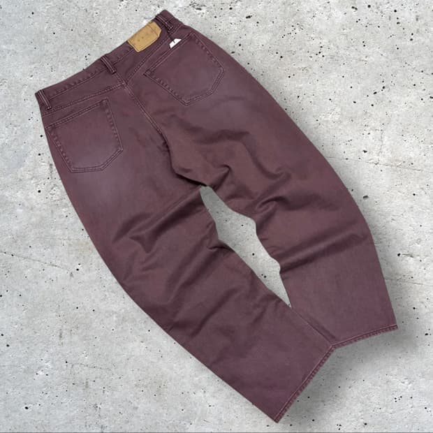[L] 디스이즈네버댓 와인 퍼플 컬러 데님 팬츠 C451