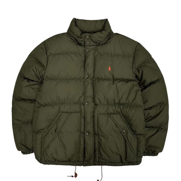 폴로 덕다운 패딩 카키 (XL) 